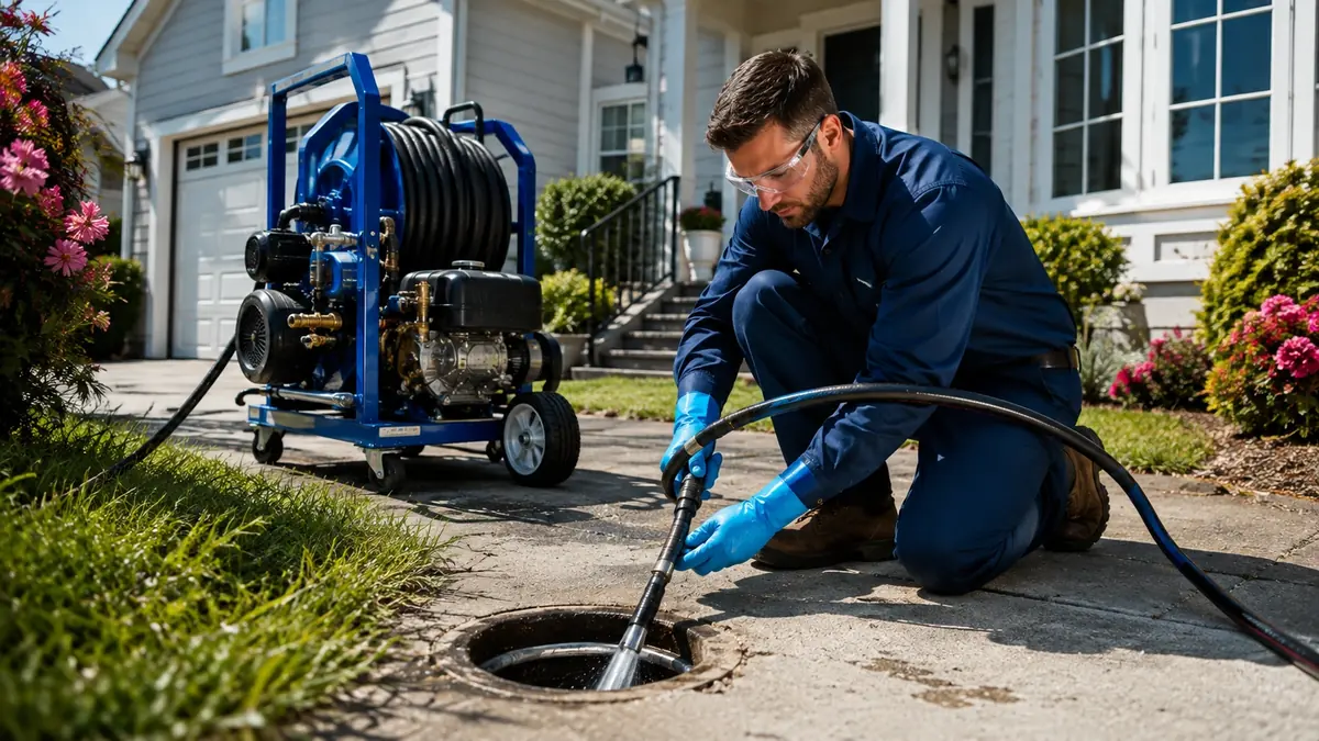 Residential Hydro Jet Drain Cleaning in Fullerton
